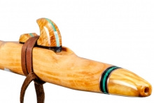 Cedar Of Lebanon Native American Flute, Minor, Mid F#-4, #O25A (1)